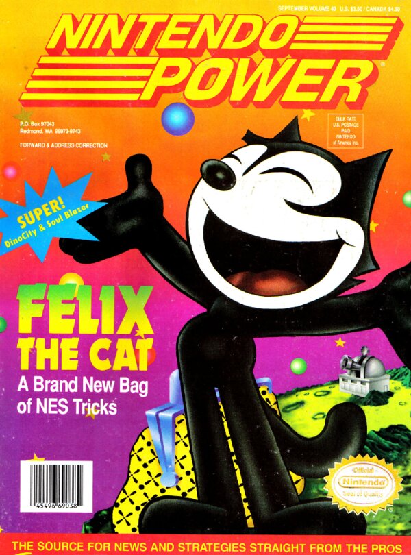 Nintendo Power Issue 040 (September 1992) cover
